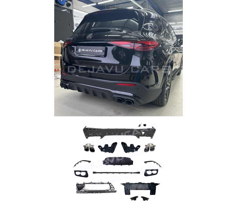 GLC43 AMG Look Diffusor für Mercedes Benz GLC X254 SUV