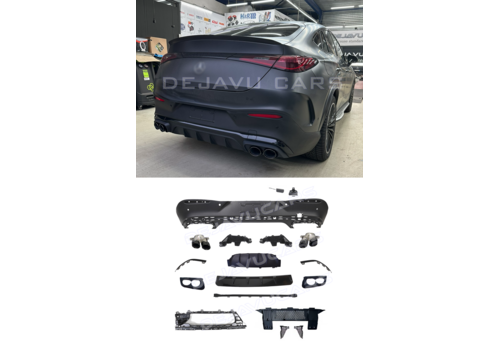 OEM Line ® GLC43 AMG Look Diffuser for Mercedes Benz GLC C254 Coupe AMG Line