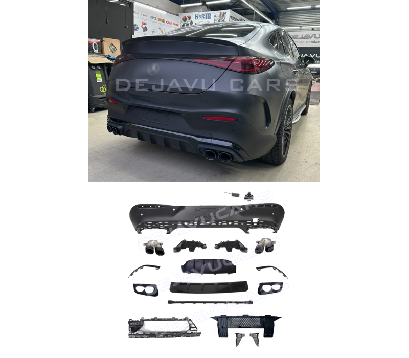 GLC43 AMG Look Diffuser for Mercedes Benz GLC C254 Coupe
