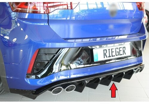 Rieger Tuning Aggressive Diffuser for Volkswagen T-Roc R / R-Line Mk1 Facelift