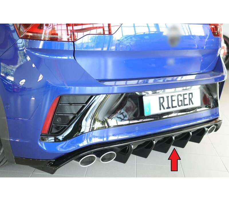 Aggressive Diffuser for Volkswagen T-Roc R / R-Line Mk1 Facelift