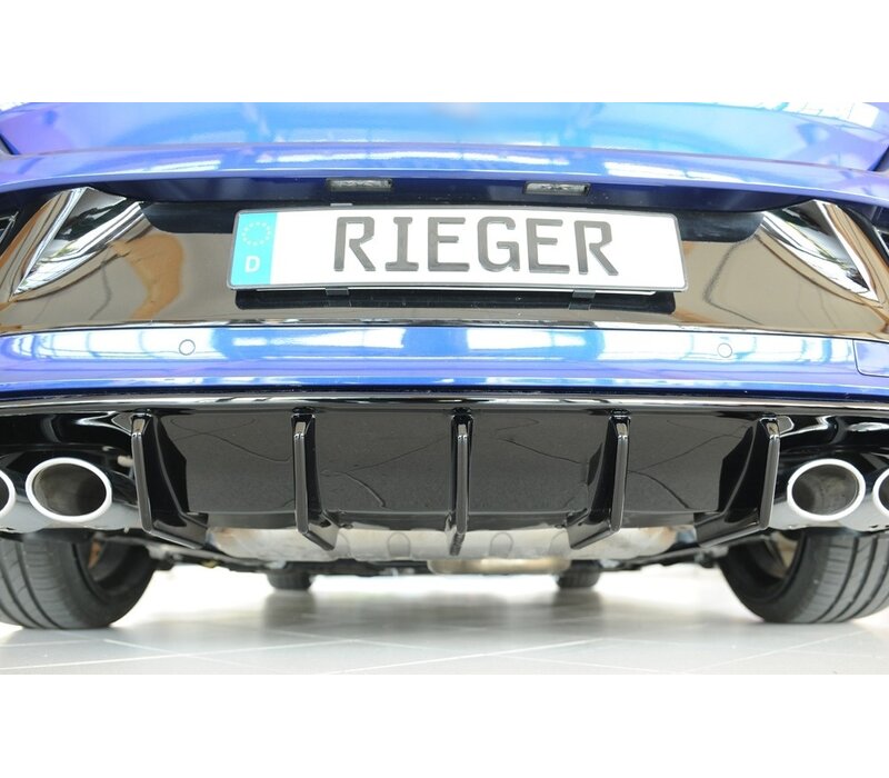 Aggressive Diffuser for Volkswagen T-Roc R / R-Line Mk1 Facelift