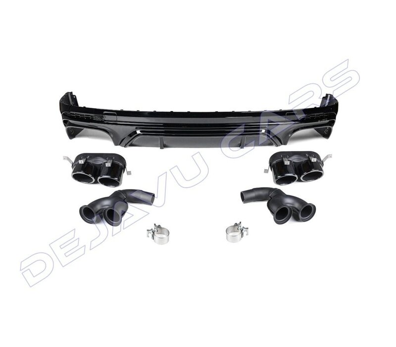 SQ5 Look Diffusor + Auspuffblenden für Audi Q5 SUV FY S line / SQ5 SUV - (B-WARE)