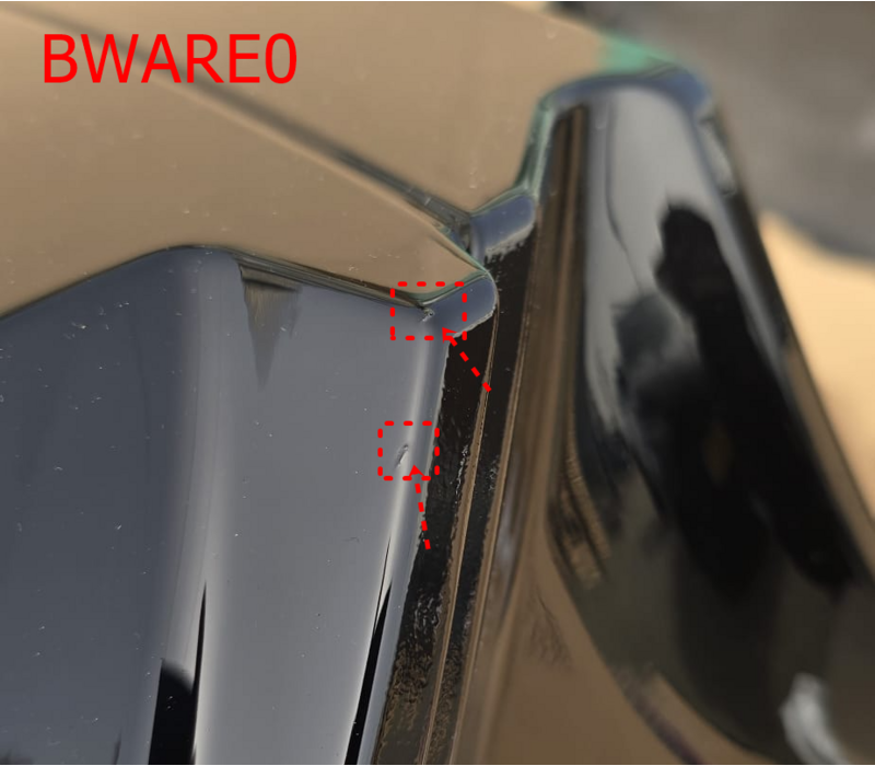 SQ5 Look Diffuser + Exhaust tail pipes for Audi Q5 SUV FY S line / SQ5 SUV - (B-WARE)