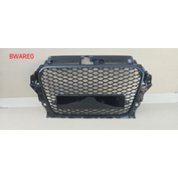 RS3 Look Kühlergrill Glänzend schwarz Piano Black Edition für Audi A3 8V, S-line, S3 - (B-WARE)