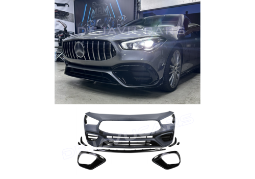 OEM Line ® CLA45 AMG Look Front bumper for Mercedes Benz CLA Class C118 / X118