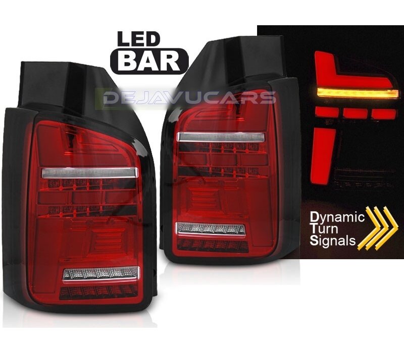 T6.1 Look Dynamische LED Achterlichten voor  Volkswagen Transporter T6