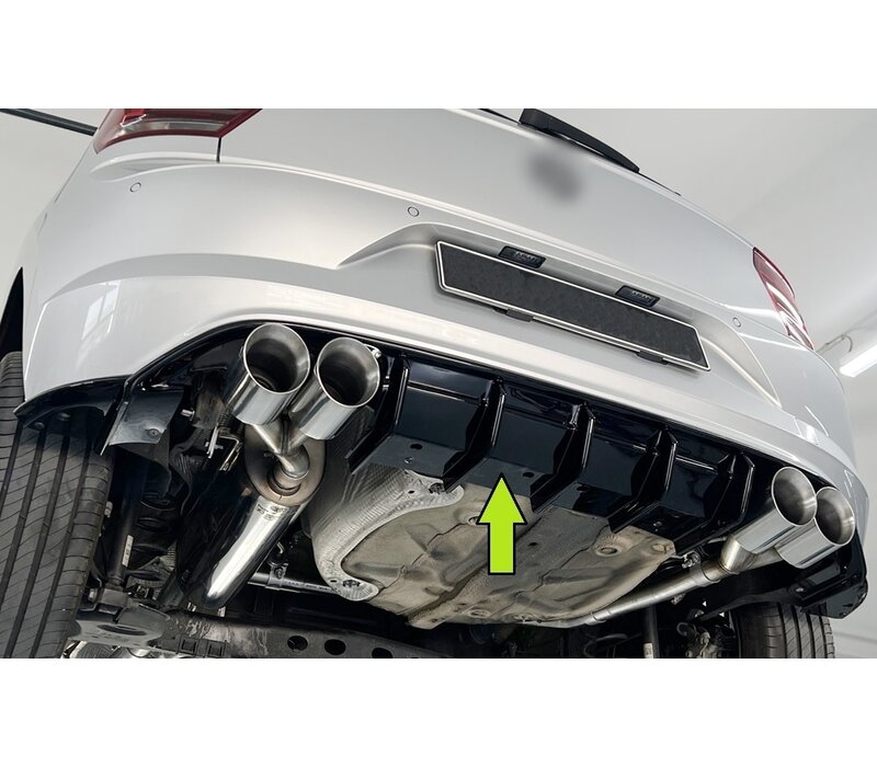 Aggressive Diffusor für Volkswagen Polo GTI / R-Line Facelift