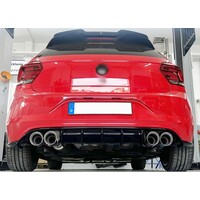 Aggressive Diffuser voor Volkswagen Polo GTI/R-Line Facelift