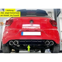 Aggressive Diffuser voor Volkswagen Polo GTI/R-Line Facelift