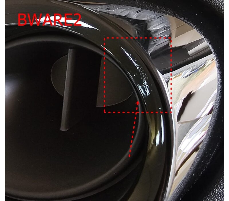 SQ5 Look Diffuser voor Audi Q5 FY Sportback S line -  (B-WARE)