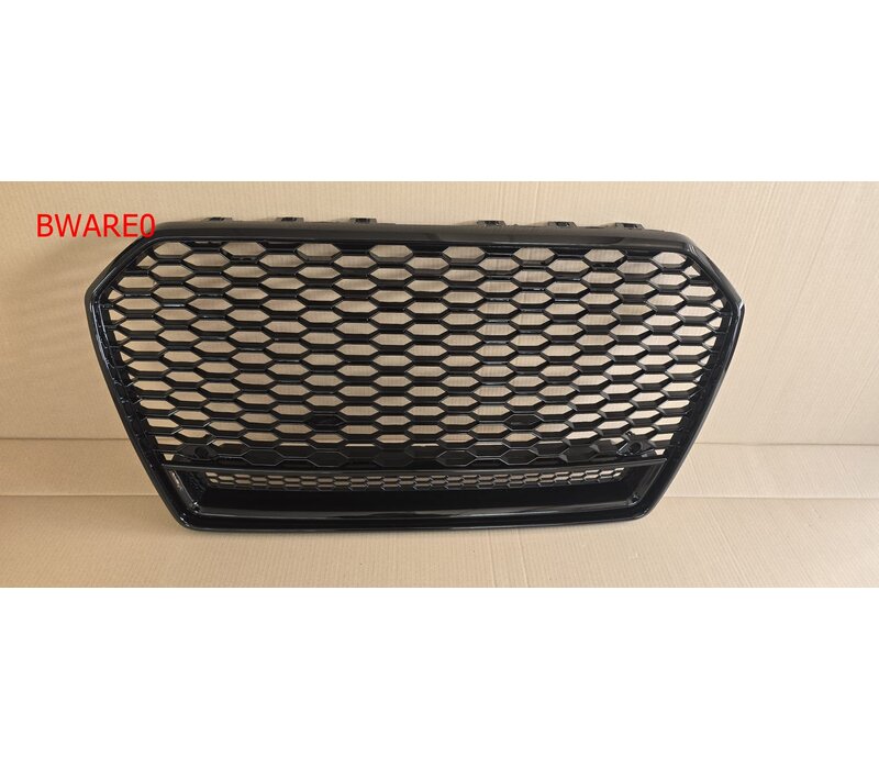 RS6 Quattro Look Front Grill Black Edition for Audi A6 C7.5 Facelift / S line / S6 - (B-WARE)