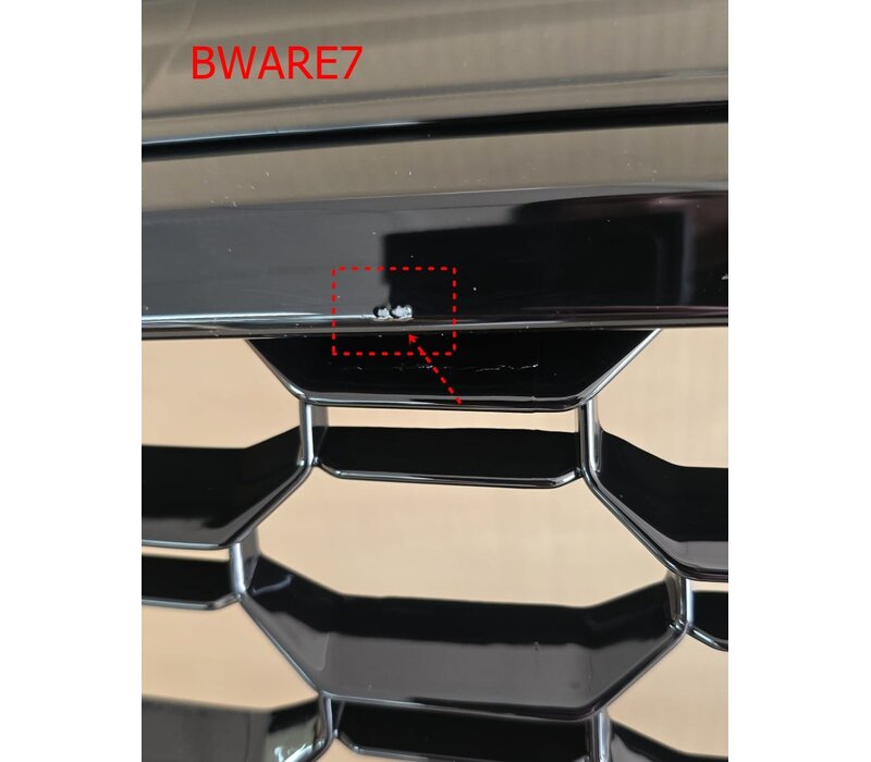 RS3 Look Front Grill Black Edition voor Audi A3 8V / S line / S3 - (B-WARE)