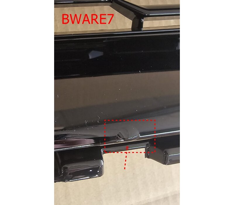 RS3 Look Front Grill  Black Edition for Audi A3 8V / S line / S3 - (B-WARE)