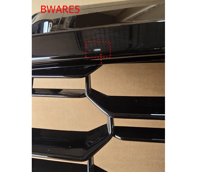 RS3 Look Front Grill  Black Edition for Audi A3 8V / S line / S3 - (B-WARE)
