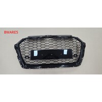 RS3 Look Front Grill  Black Edition for Audi A3 8V / S line / S3 - (B-WARE)