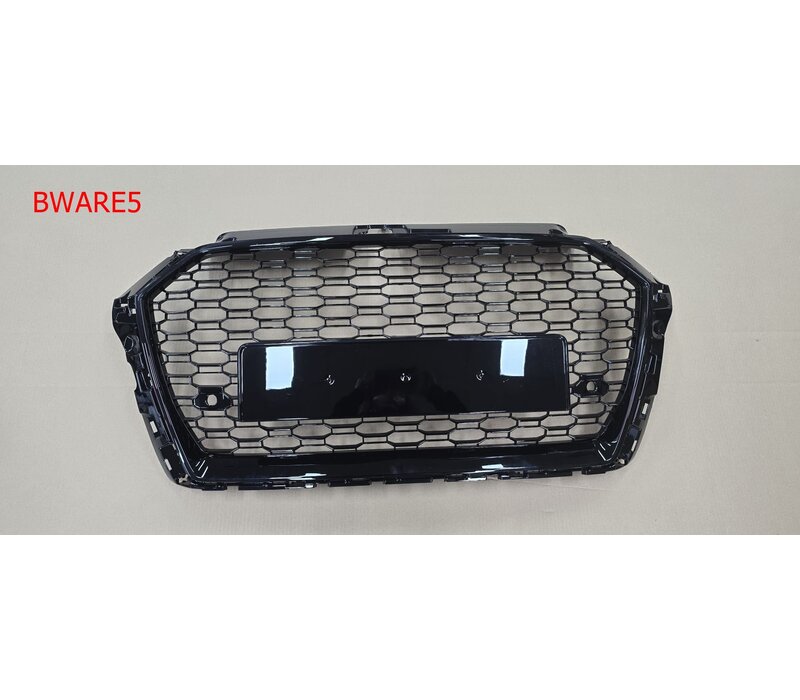 RS3 Look Kühlergrill Black Edition für Audi A3 8V / S line / S3 - (B-WARE)