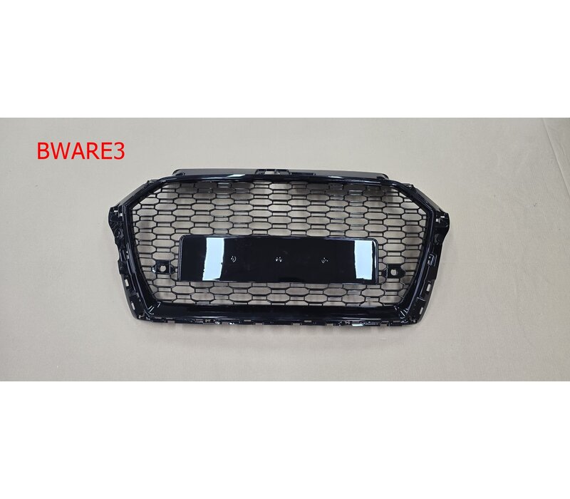 RS3 Look Kühlergrill Black Edition für Audi A3 8V / S line / S3 - (B-WARE)