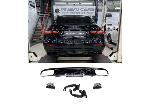 OEM Line ® E63 AMG Look Diffusor Night Package für Mercedes Benz E-Klasse W213 / S213
