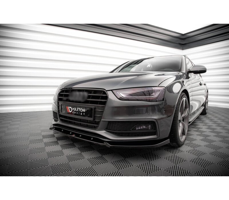 Front splitter V.3 voor Audi A4 B8 S-Line / S4  B8 Facelift