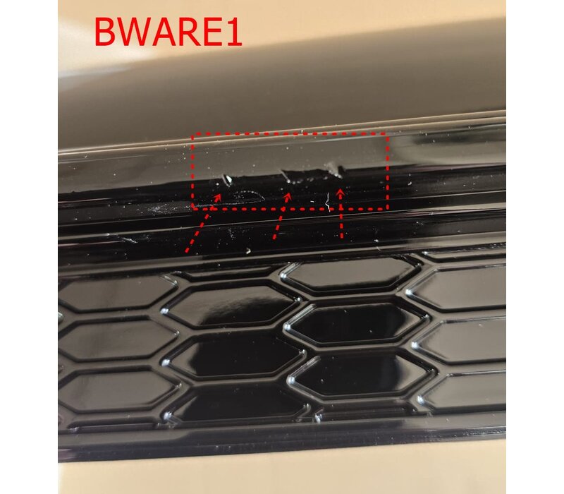 RS5 Look Diffuser Black Edition for Audi A5 B9 F5 S line - (B-WARE)