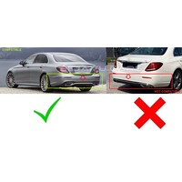 E53 AMG Look Diffuser Night Package for Mercedes Benz E-Class W213 / S213 - (B-WARE)