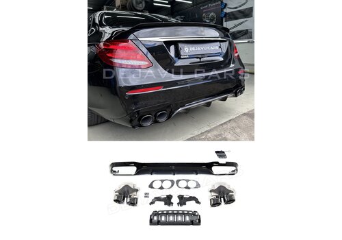 OEM Line ® E53 AMG Look Diffuser Night Package for Mercedes Benz E-Class W213 / S213 - (B-WARE)