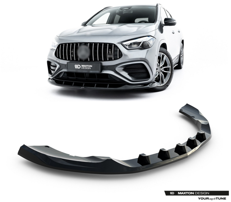 Front splitter V.2 voor Mercedes Benz GLA35 AMG Facelift