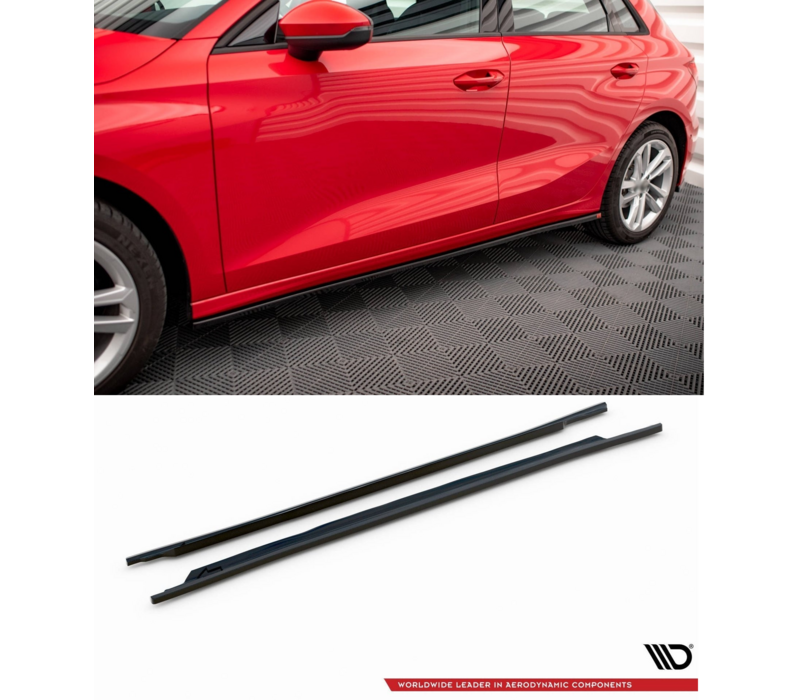 Side Skirts Diffuser for Audi A3 8Y Standard Sedan/Sportback