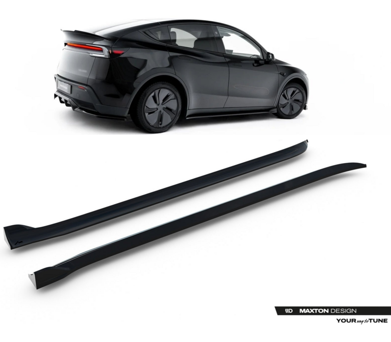 Side Skirts Diffuser for Tesla Model Y Mk1 Facelift Premium