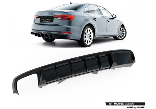 Maxton Design Aggressive Diffuser V.2 voor Audi A4 B9 Avant / Sedan S-line