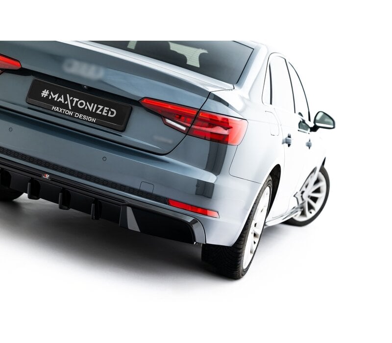 Aggressive Diffuser V.2 voor Audi A4 B9 Avant / Sedan S-line