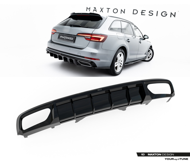 Aggressive Diffuser for Audi A4 B9 Avant / Sedan S-line