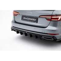 Aggressive Diffusor für Audi A4 B9 Avant / Sedan S-line