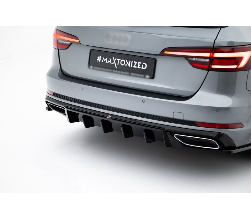Aggressive Diffuser voor Audi A4 B9 Avant / Sedan S-line