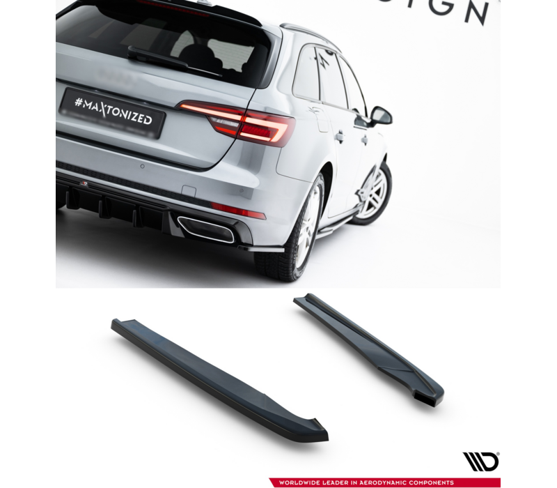 Rear Side Splitters voor Audi A4 B9/S4/S-line Sedan / Avant