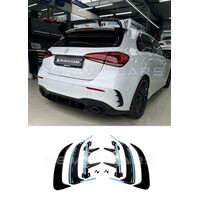 AMG Aero Look Rear bumper fins flaps Mercedes Benz A Class W177 Hatchback AMG Line