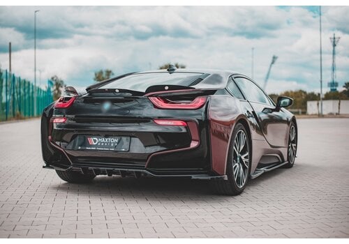 Maxton Design Rear Splitter (with vertical bars) for BMW i8