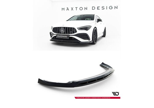 Maxton Design Front Splitter for Mercedes Benz CLA Class CLA 35 Coupe/Shooting Brake C118/ X118 Facelift