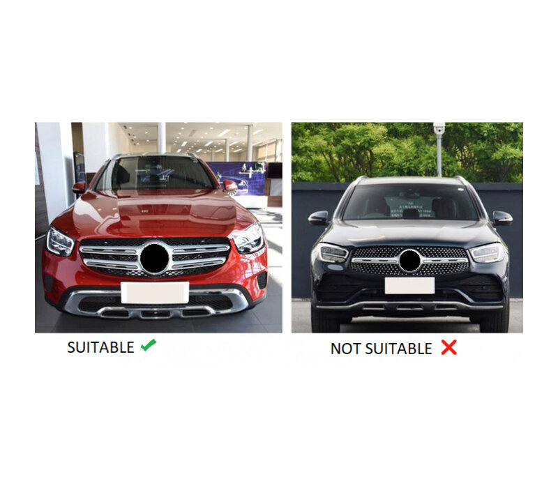 GT-R Panamericana Look Kühlergrill für Mercedes Benz GLC-Klasse X253 / C253 Facelift Standard -(B-WARE)