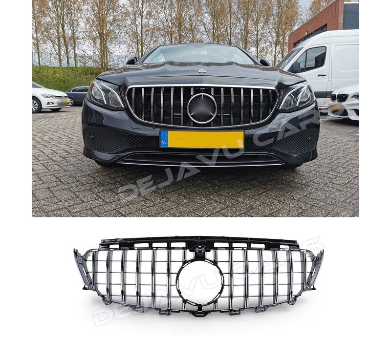 GT-R Panamericana AMG Look Front Grill  for Mercedes Benz E-Class W213 / S213 / C238 / A238 - (B-WARE)