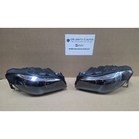 Bi-Xenon Headlights AFS Angel Eyes LED DRL for BMW F10 / F11