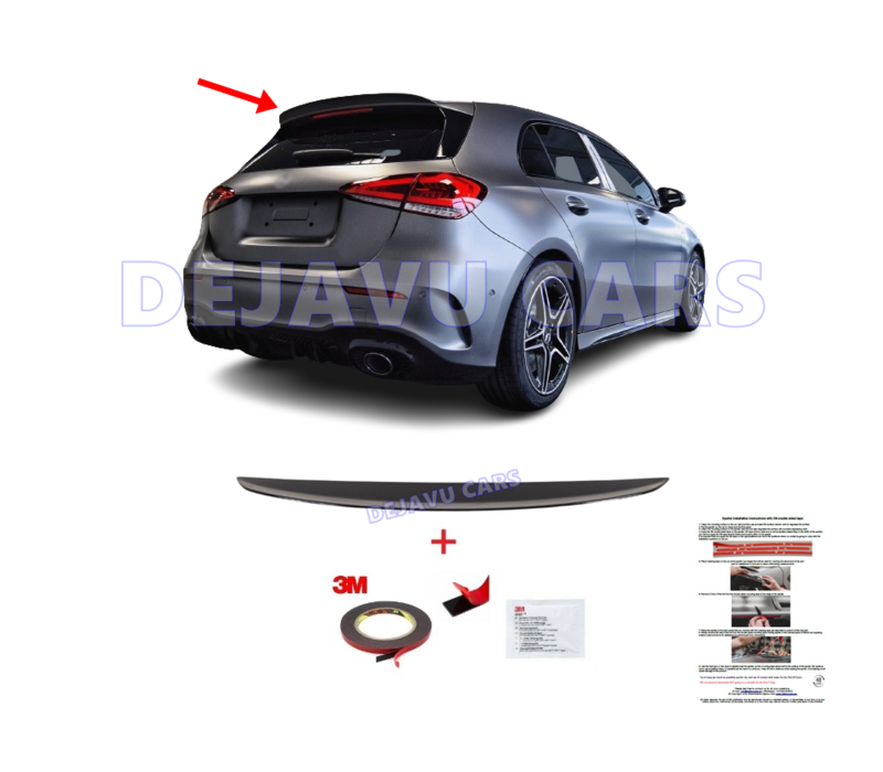 A35 AMG Look Roof spoiler for Mercedes Benz A-Class W177 Hatchback - (B-WARE)