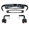 SQ7 Look Diffuser + Exhaust tail pipes for Audi Q7 4M Facelift SUV S line