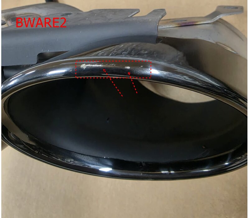 SQ8 Look Diffuser + Exhaust tail pipes for Audi Q8 SUV S line -  (B-WARE)