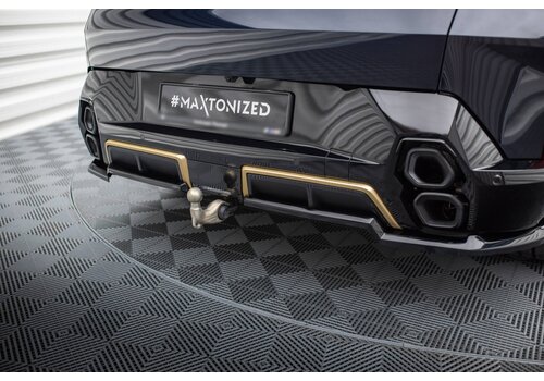 Maxton Design Central Rear Splitter (with vertical bars) voor BMW XM G09 - (B-WARE)