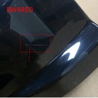 Central Rear Splitter (with vertical bars) voor BMW XM G09 - (B-WARE)