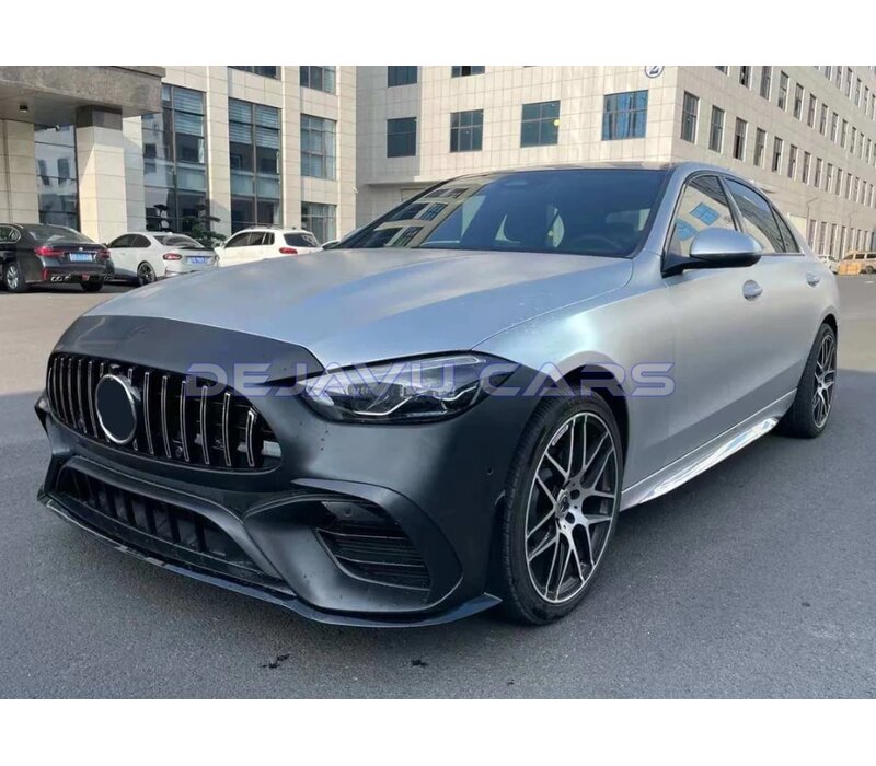 Aggressive Front splitter voor Mercedes Benz C Klasse W206