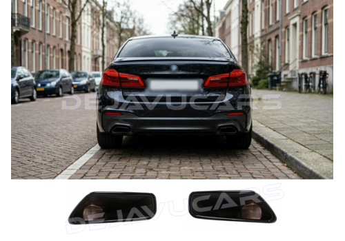 OEM Line ® Sport Uitlaat sierstuk zwart voor BMW 5 Serie G30 / G31