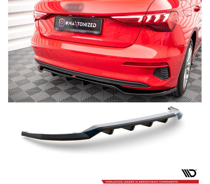 Central Rear Splitter voor Audi A3 8Y Sportback